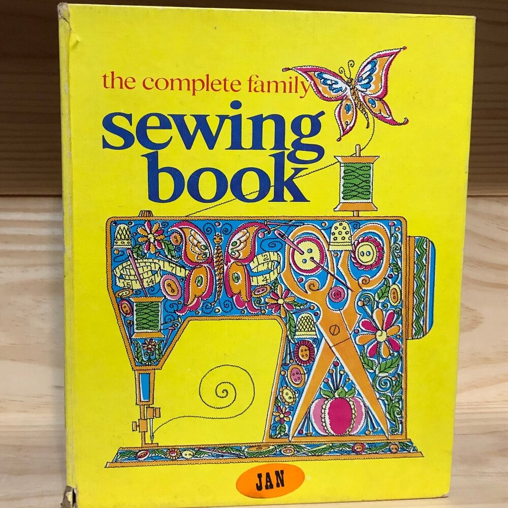 Vintage 70s Complete Family Sewing Book Curtain Publishing Spiral Bound